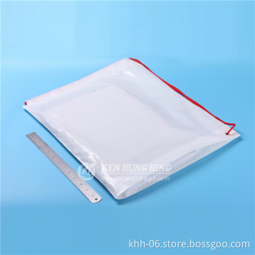 custom design logo printed cheap PE plastic handle bags